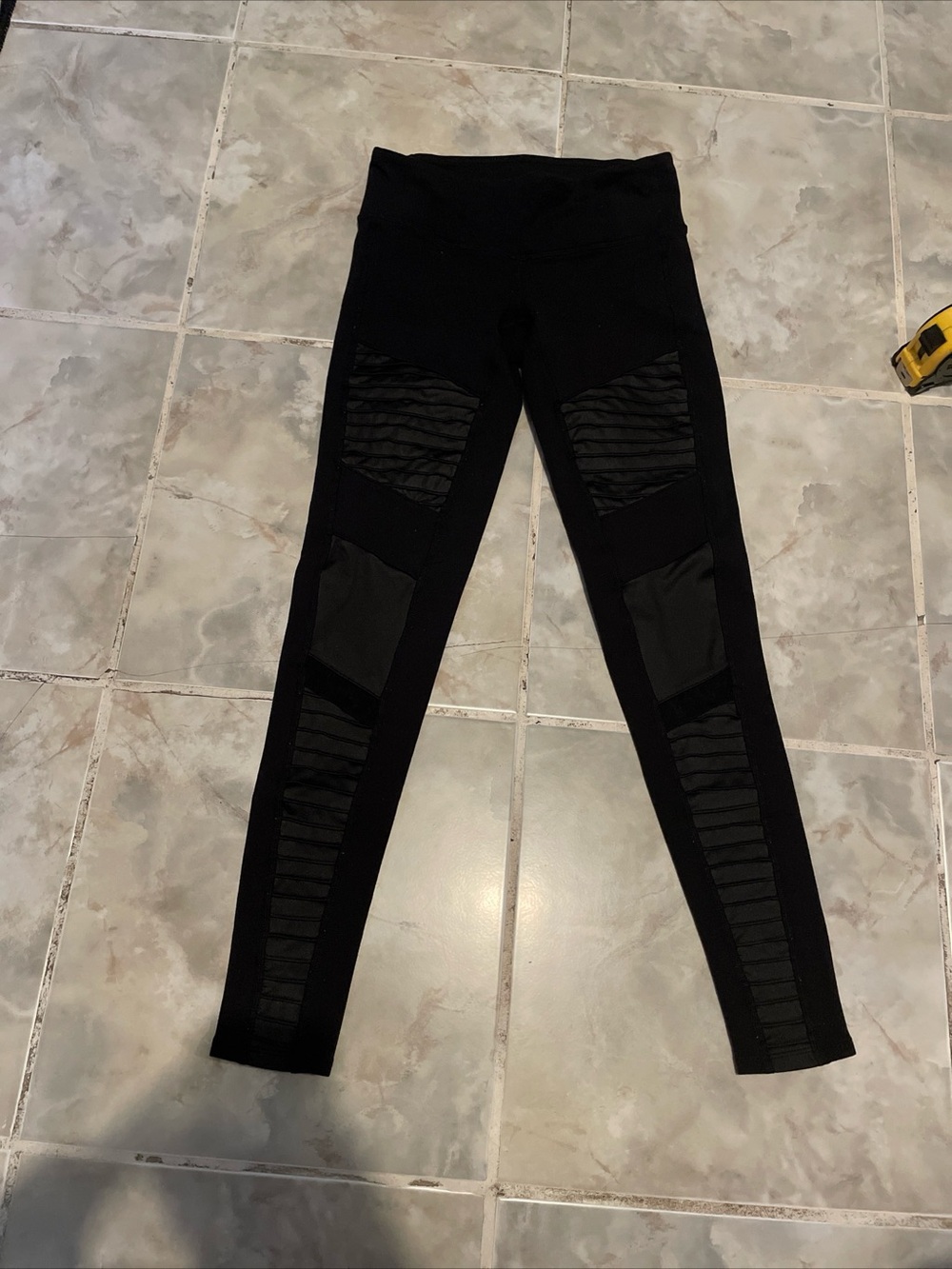 Alo Leggings Women’s XXS High Waist Moto Mesh Panel Compression Gym